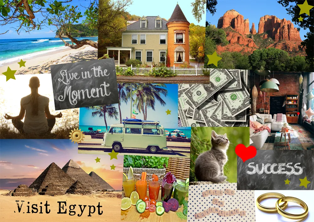 Vision Board for attracting success