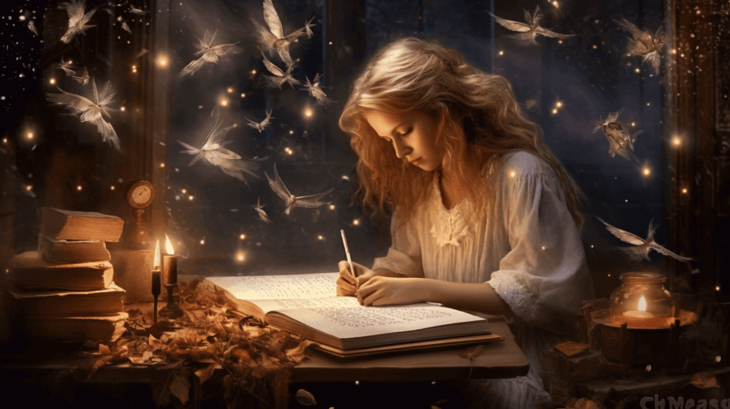 Writing magical affirmations
