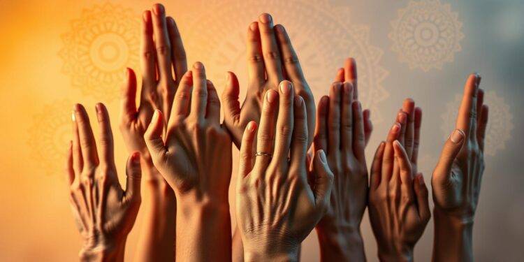 Hand gestures and mudras