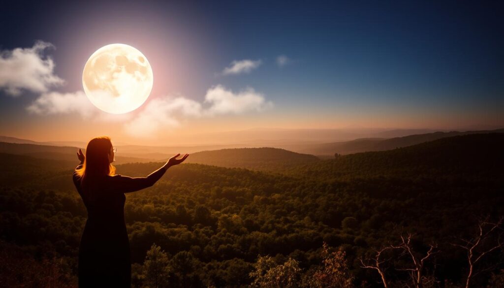 manifesting under a full moon