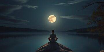 How to calm my mind during a full moon