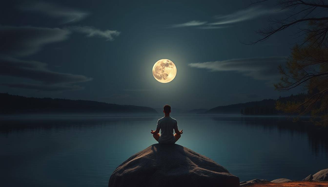 How to calm my mind during a full moon