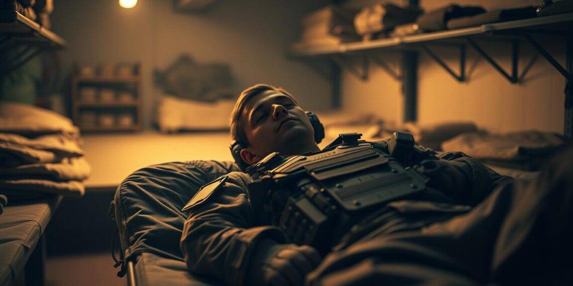 Military sleep method