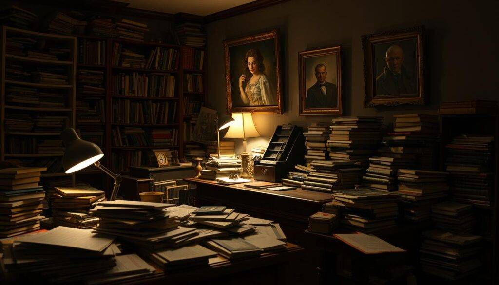 cluttered space