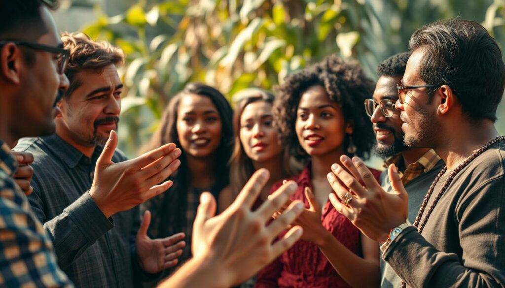 linguistic evolution social interaction