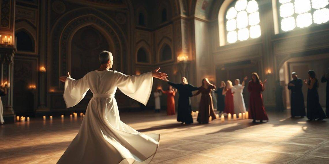 Sufi whirling meditation