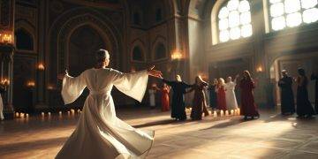 Sufi whirling meditation