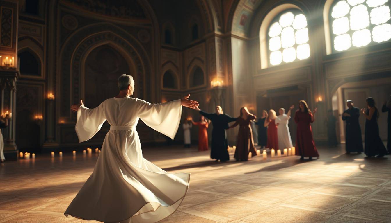 Sufi whirling meditation